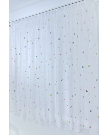 Firana dziecięca literki 150cm x 400cm