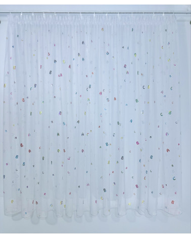 Firana dziecięca literki 150cm x 400cm