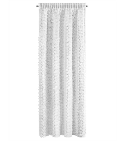 Firana z siatki ROSES wysokość 250cm, szerokość 140cm