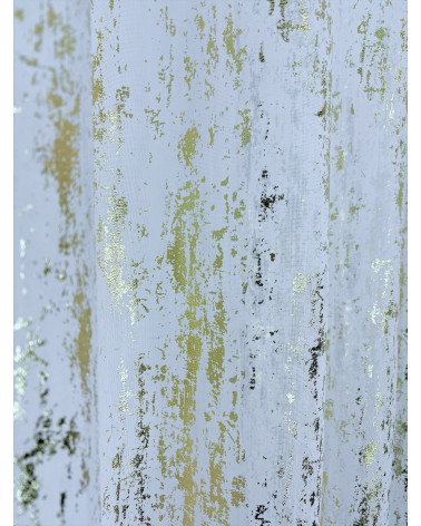 Firana ze złotym zdobieniem 150x430cm