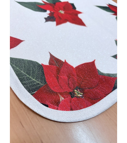 Nakładka na stół gwiazda betlejemska 40x140cm