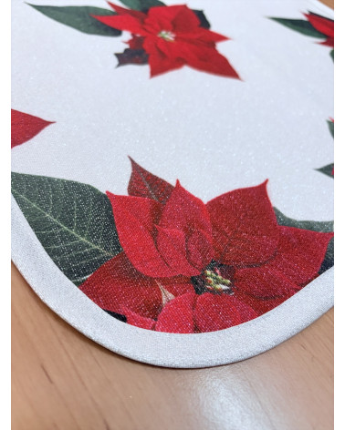 Nakładka na stół gwiazda betlejemska 40x140cm