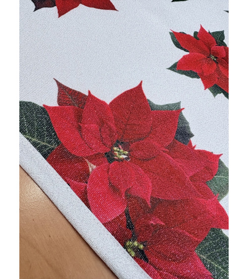 Nakładka na stół gwiazda betlejemska 40x140cm