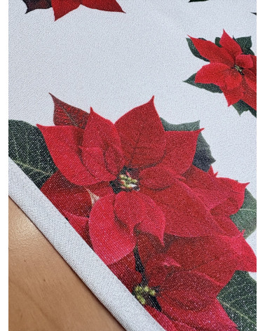 Nakładka na stół gwiazda betlejemska 40x140cm