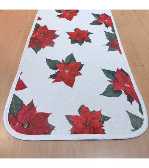 Nakładka na stół gwiazda betlejemska 40x140cm