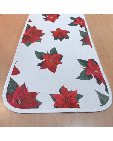 Nakładka na stół gwiazda betlejemska 40x140cm