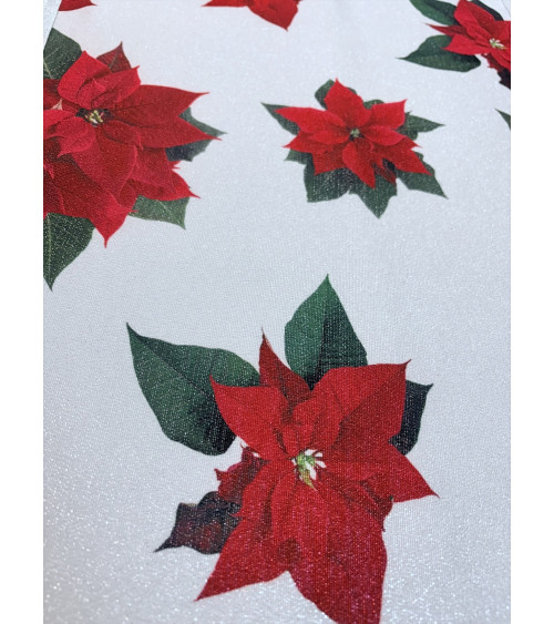 Nakładka na stół gwiazda betlejemska 40x140cm