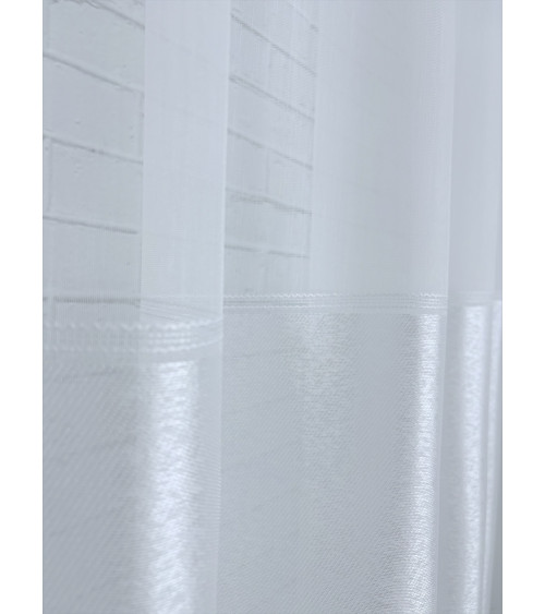 Firana z atłasowym dołem wysokość 290cm