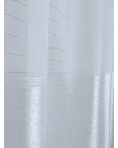 Firana z atłasowym dołem wysokość 290cm