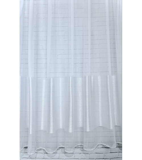 Firana z atłasowym dołem wysokość 290cm