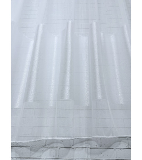 Firana z atłasowym dołem wysokość 290cm