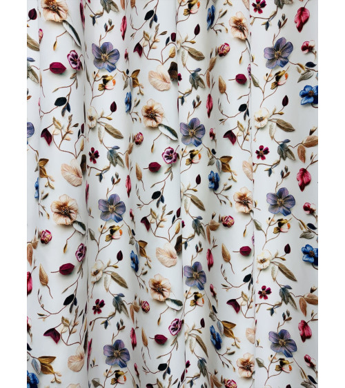 Tkanina Soft kwiatki szerokość 150cm