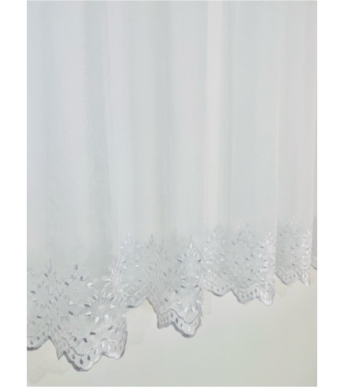 Firana z haftem wysokość 160cm