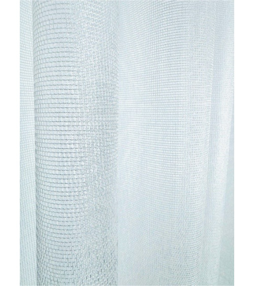 Firana z gipiurowymi frędzlami w łuku 145x550cm