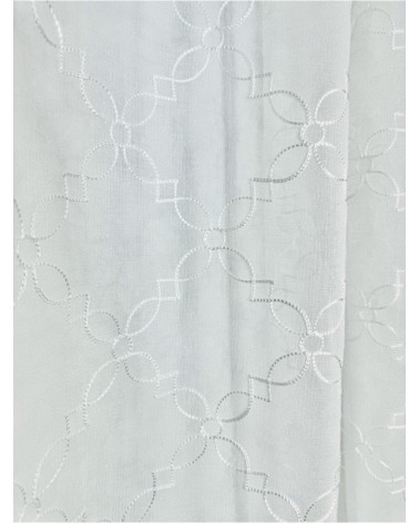 Firana haftowana etamina z wzorem na całości wysokość 280cm