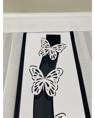 Firana panelowa z ażurem szer. 70, wys. 130cm