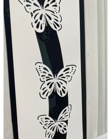 Firana panelowa z ażurem szer. 70, wys. 130cm