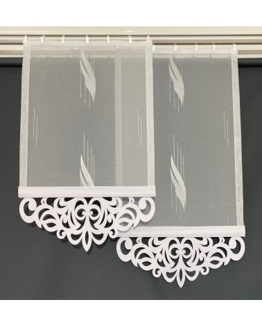 Firana panelowa z ażurem