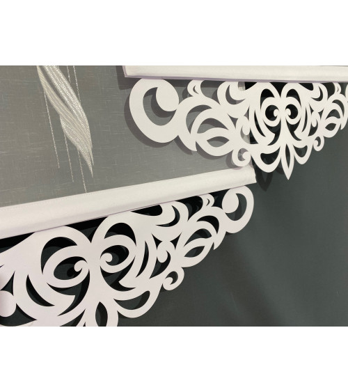 Firana panelowa z ażurem