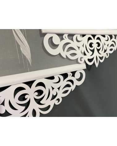 Firana panelowa z ażurem