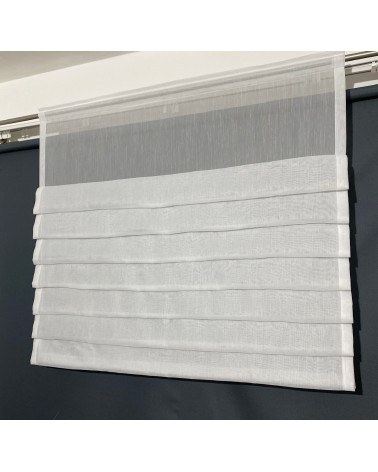 Firana panelowa z zakładkami 100cm