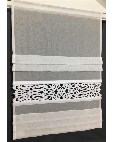Firana panelowa z ażurem 140x105cm