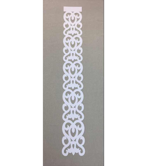 Zawieszka ażurowa biała