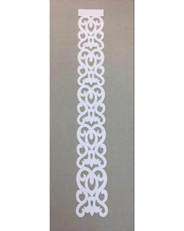 Zawieszka ażurowa biała