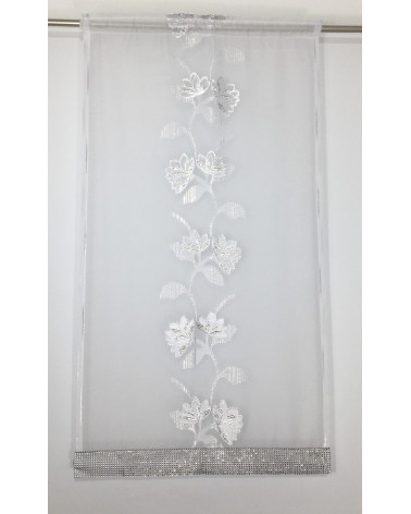 Firana panelowa srebrny wzór szer. 60cm