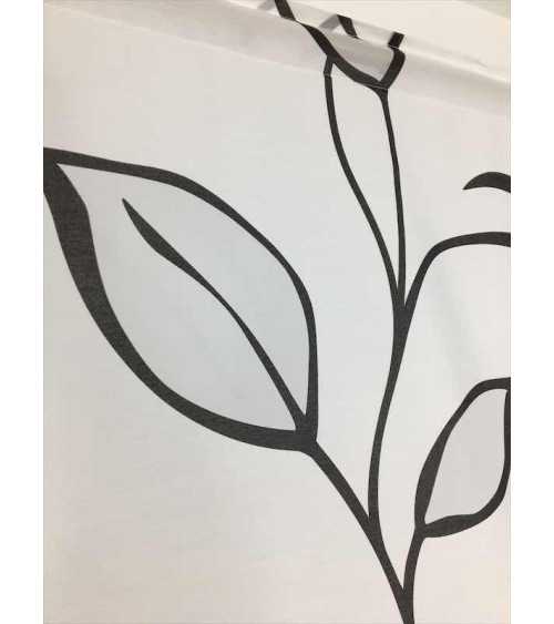 Firan panelowa z czarnym wzorem szer. 60cm