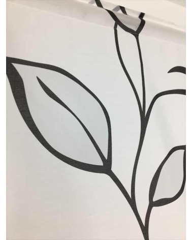 Firan panelowa z czarnym wzorem szer. 60cm