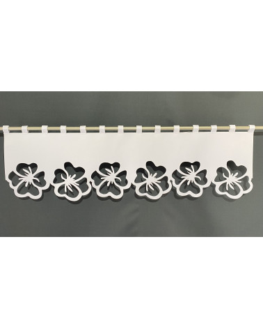 Zazdrostka ażurowa na szelkach 40x100cm