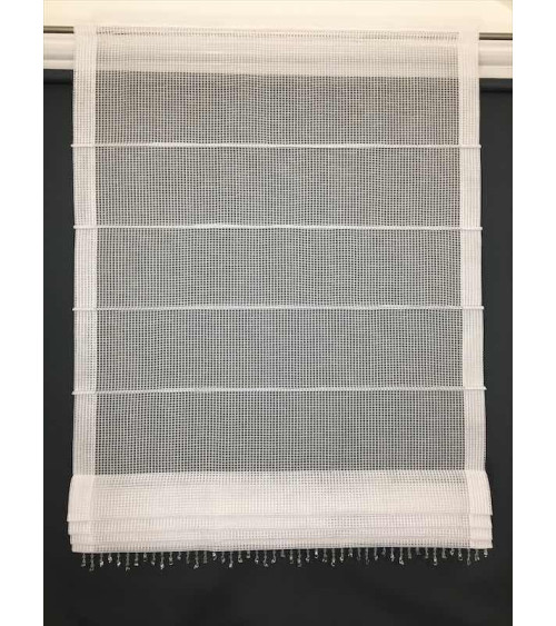 Firana-roleta z zakładkami wys.130cm szer.100cm