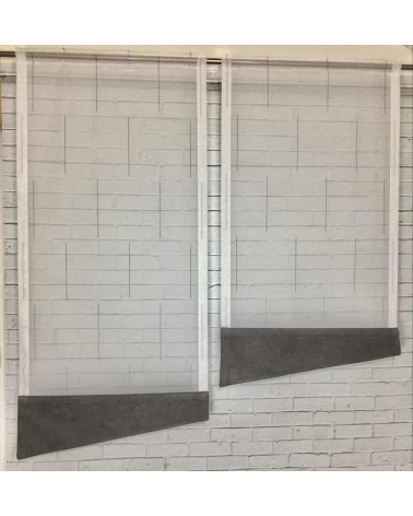 Firana panel szer. 60cm, wys. 110cm i 130cm (2szt. w komplecie)