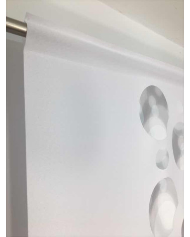 Panel ażurowy koła biało-szary szer.90cm, wys.120cm