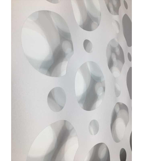 Panel ażurowy koła biało-szary szer.90cm, wys.120cm