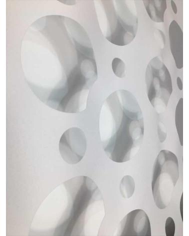 Panel ażurowy koła biało-szary szer.90cm, wys.120cm