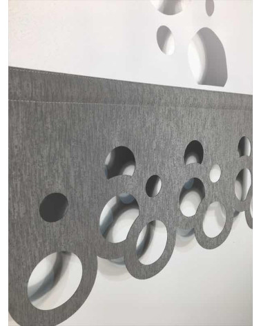 Panel ażurowy koła biało-szary szer.60cm, wys.120cm (1szt)