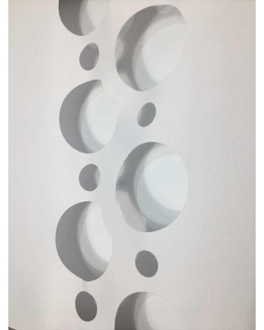 Panel ażurowy koła biało-szary szer.60cm, wys.120cm (1szt)