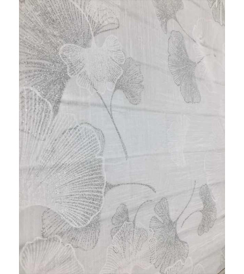 Firana panelowa szare dmuchawce szer.60cm wys.130x2szt, 110x1szt