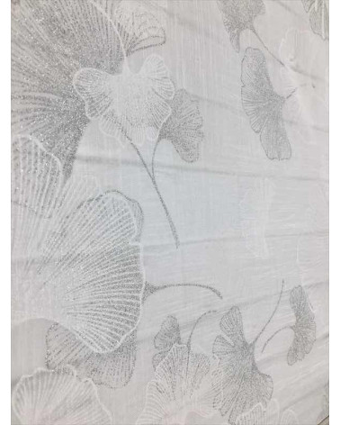 Firana panelowa szare dmuchawce szer.60cm wys.130x2szt, 110x1szt