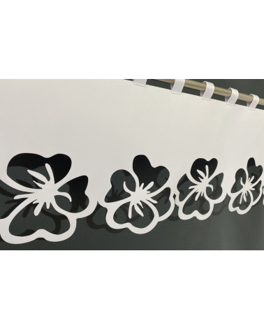 Zazdrostka ażurowa na szelkach 40x100cm