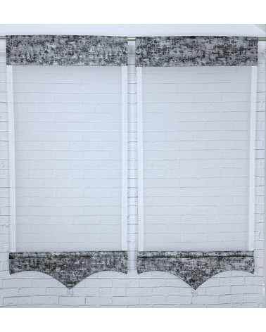 Firana panel wys.130cm szer.60cm (komplet 2szt)