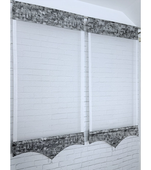 Firana panel wys.130cm szer.60cm (komplet 2szt)