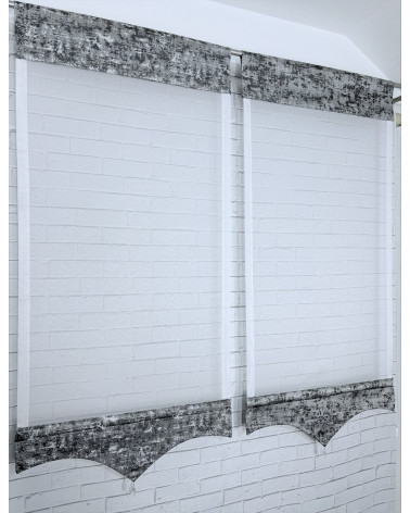 Firana panel wys.130cm szer.60cm (komplet 2szt)