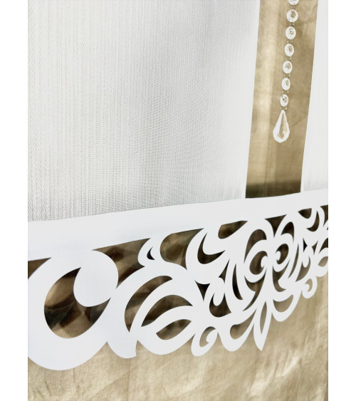 Panel z ażurem i girlandą szer 80cm wys 130cm