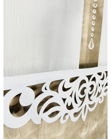 Panel z ażurem i girlandą szer 80cm wys 130cm