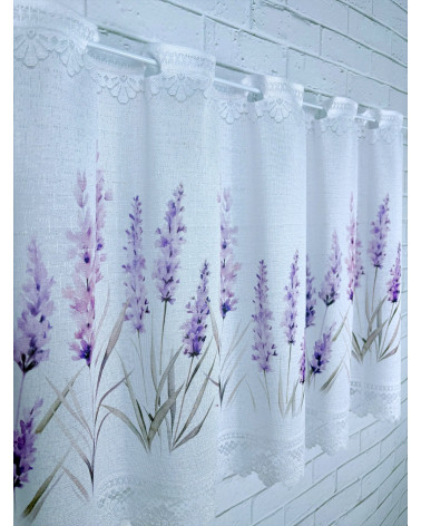 Zazdrostka żakardowa lawenda  wys.50cm