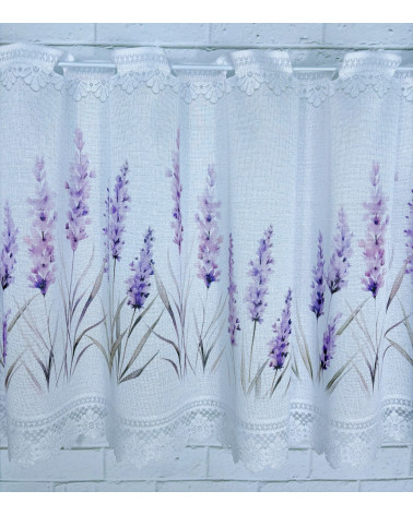 Zazdrostka żakardowa lawenda  wys.50cm